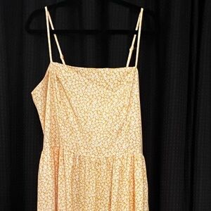 GOODTHREADS Radiant Yellow Floral Maxi Dress | XL